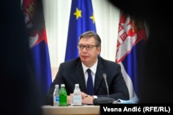 Serbia President Aleksandar Vucic: "The people from Pristina, everything they do, they do for domestic politics."