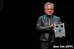 NVIDIA CEO Jensen Huang. NVIDIA is the largest semiconductor company in the world