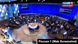 Вопрос о Керченском мосте в эфире «прямой линии» с президентом России Владимиром Путиным