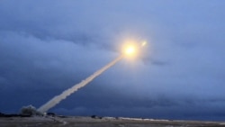 The launch of what Putin said was Russia's new nuclear-powered intercontinental cruise missile on March 1, 2018.