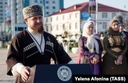 Chechen leader Ramzan Kadyrov (file photo)