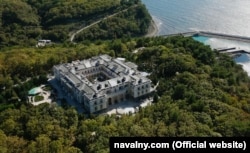 This lavish complex at Gelendzhik Bay on the Black Sea in southern Russia is known as "Putin's Palace."