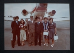 Karmal and Jelinek (center) in the spa town of Karlovy Vary in 1981 after the Afghan returned to Czechoslovakia as his country's president.