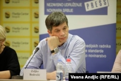 Zeljko Bodrozic, the head of Serbia's Independent Association of Journalists: "The state could easily react if the police and prosecutor's office work independently."