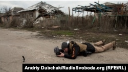 AzadlıqRadiosunun müxbiri Maryan Kuşnir Luqansk bölgəsində