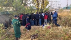 In Dushanbe, a funeral ceremony is held for a Tajik border officer killed in the attack.