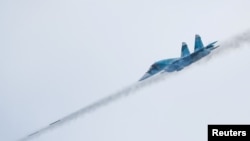 A Russian Sukhoi Su-34 fighter-bomber (file photo)