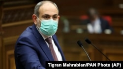 Armenian Prime Minister Nikol Pashinian has been under pressure to resign. 