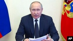 “Any nation, in particular the Russian nation, will always be able to distinguish true patriots from scum and traitors and will simply spit them out like a fly that has accidentally flown into their mouths,” Putin said on March 16.