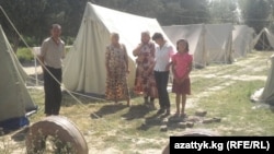 Kyrgyz refugees from the Barak exclave in Uzbekistan stayed in Ak-Tash village after the ethnic violence that spread in southern Kyrgyzstan last year.