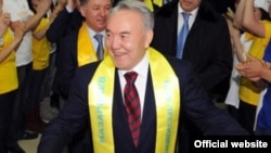 Deja vu all over again: President Nazarbaev on election day