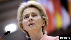 "The rule of law and our shared values are the foundation of our societies," European Commission President Ursula von der Leyen said on September 30. (file photo)