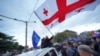 Thousands protest in Tbilisi on November 4. 