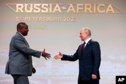 Faustin-Archange Тouadera, president of the Central African Republic, has traveled to Russia several times in recent years.