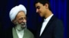 Mehrshad Soheili crafted an image of being close to influential clerics in Iran. The 17-year-old has now been arrested on accusations of fraud. He is shown here with senior Ayatollah Mesbah Yazdi, the godfather of Iran's hard-liners, who died in 2020.