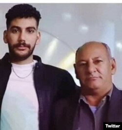 Amin Ansarifar and his younger son, Arman, are both still in prison. (file photo)