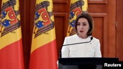 Moldovan President Maia Sandu (file photo)