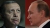 Turkish President Recep Tayyip Erdogan (left) and Russian President Vladimir Putin