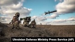 The weapons provided to Ukraine will include Javelin anti-tank missiles. (file photo)