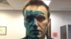 Kremlin Critic Navalny Briefly Hospitalized After Being Hit By Green Dye