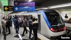 "In the subway, you need to pay with a bank card. They don't accept cash," an Afghan said.. "Some [Iranians] buy tickets for us [in exchange for cash], but others don't."