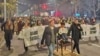 Students led protests in Podgorica over the government's response to a deadly mass shooting in Cetinje, on January 25.