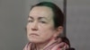 Alsu Kurmasheva attends a court hearing in Kazan on December 1.