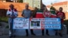 Activists from non-Russian ethnic groups demonstrated in Warsaw on September 10 in memory of Udmurt scholar Albert Razin, who died after self-immolation five years earlier.