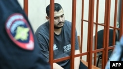 Ahmat Qurbanov attends a court hearing in Moscow on December 19