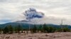 The Russian Academy of Sciences released a video showing the ash cloud over the Shiveluch volcano stretching for hundreds of kilometers. 