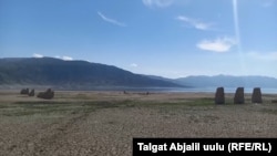 The Toktogul Reservoir in Kyrgyzstan