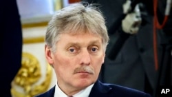 Kremlin spokesman Dmitry Peskov (file photo)