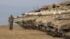 Tanks and other armored combat vehicles are included in the UN weapons treaty. (file photo)