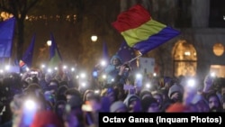 Pro-democracy rally in Bucharest