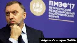 Oleg Deripaska has called the U.S. decision to impose sanctions on him "groundless, ridiculous, and absurd." (file photo)