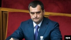 Former Interior Minister Vitaliy Zakharchenko was one of those sanctioned.