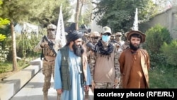 Taliban fighters in Badakhshan. The militants have been stepping up raids in the province near the Tajik border in an attempt to capture Afghans trying to flee the country.