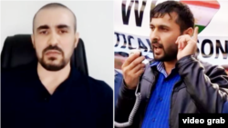 Group 24 leader Suhrob Zafar (left) and a member of the movement, Nasimjon Sharifov were “kidnapped” by Tajik authorities in Turkey, the opposition claims.