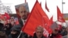 WATCH: Communists In Moscow Mark Centenary Of Bolshevik Revolution